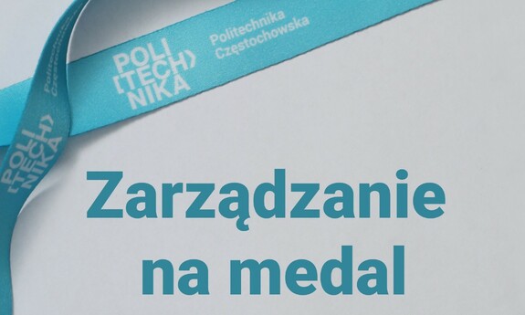 napis zarządzanie na medal