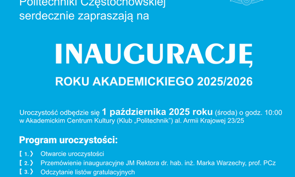 77. Inauguracja Roku Akademickiego w Politechnice Częstochowskiej