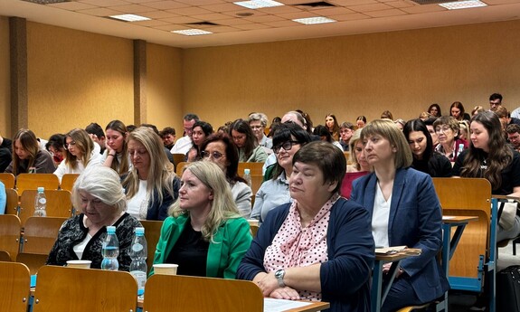 Uczestnicy konferencji pt. „Wykorzystanie systemu rachunkowości w zarządzaniu przedsiębiorstwem w obliczu niepewności i zmian otoczenia